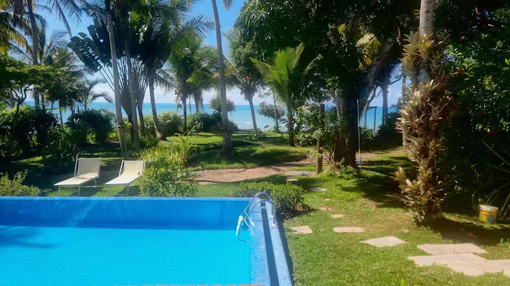 Vista mar e piscina privativa | 3 suítes - Condomínio Paraíso Tropical Village